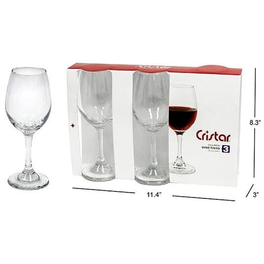 Wine Glass 3Pk 10.5oz