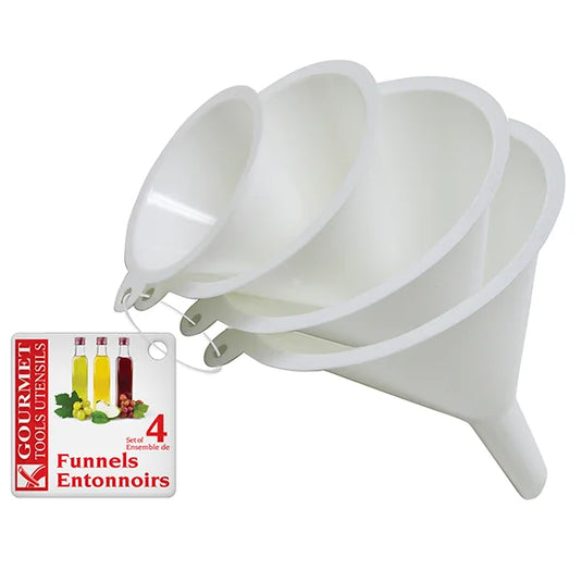 Plastic Funnel Set 3 Pcs