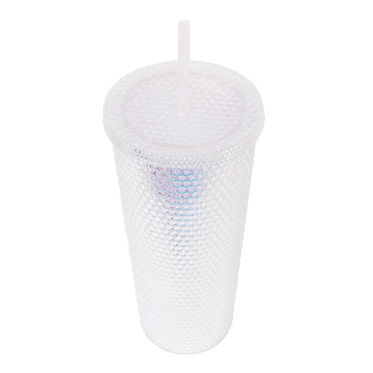 PURE 24oz. Double Wall Tumbler w/Lid and Straw