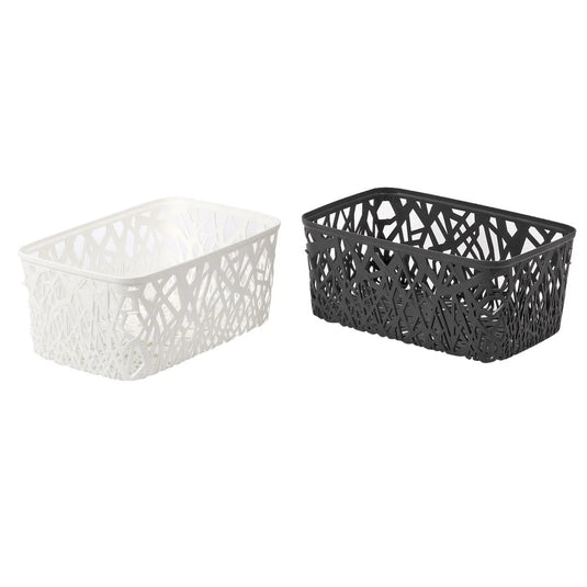 H.E. Storage basket 11.2x6.8x4.7", hangtag