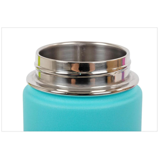 PURE 600ml Thermal SS (18/8) Bottle w/ Carrying Handle