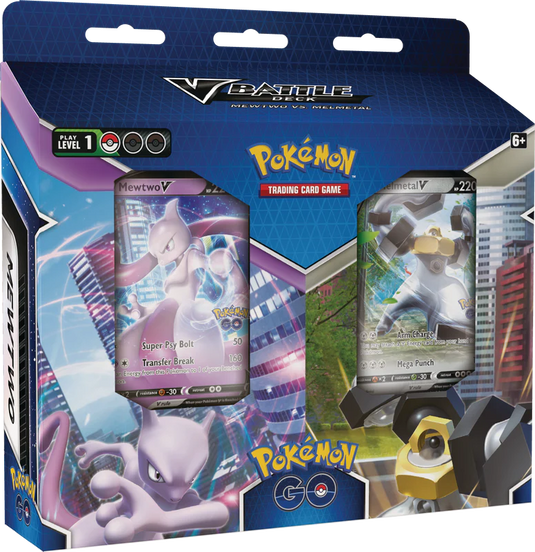 Pokemon Go: V Battle Decks - Mewtwo V Melmetal V Bundle (Multiples Of 6)