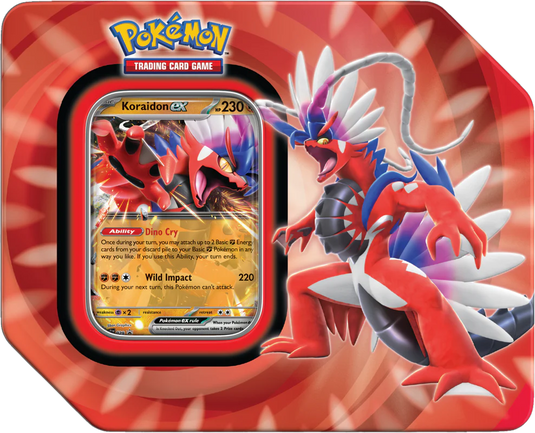 Pokemon Paldea Legends Tin (Place Order In Multiples Of 2)