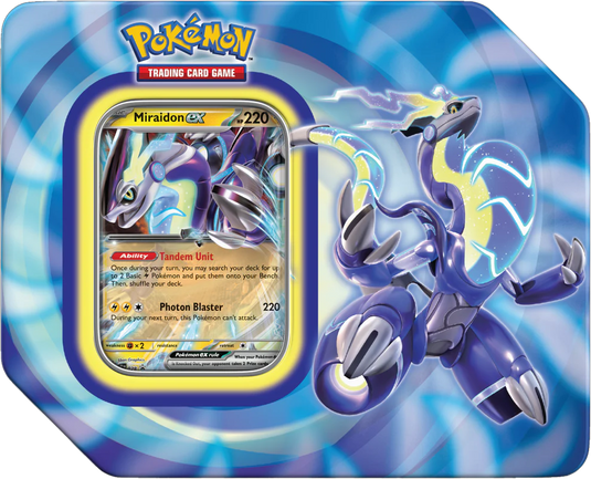 Pokemon Paldea Legends Tin (Place Order In Multiples Of 2)