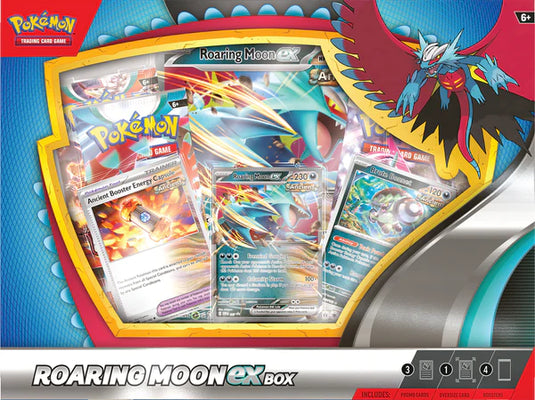 Pokemon Box- Roaring Moon / Iron Valiant ex Box