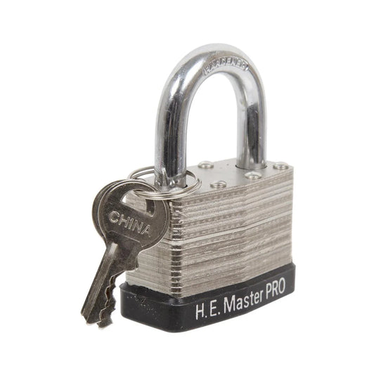 H.E. Master Pro, 1.75" Laminated Padlock, b/c(HZ)
