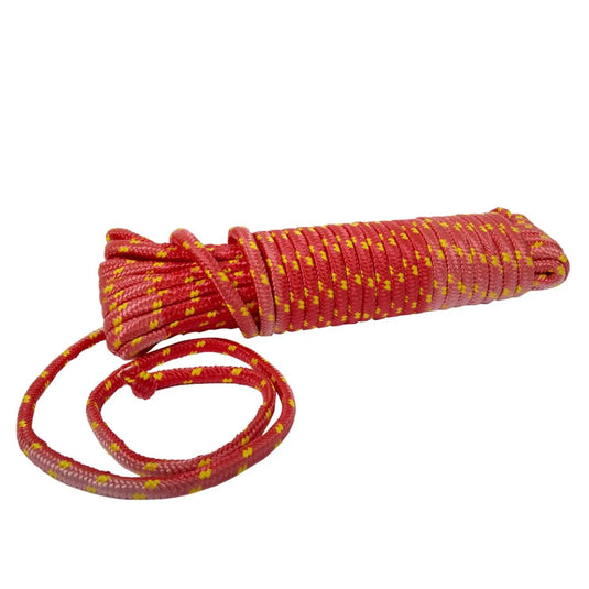H.E. Master Pro, Poly Rope, 50ft. x 3/8", red, col labe