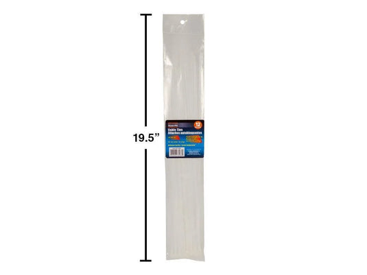 H.E.Master Pro, 12 pcs Cable Ties, 4.8mm x 16", pbh