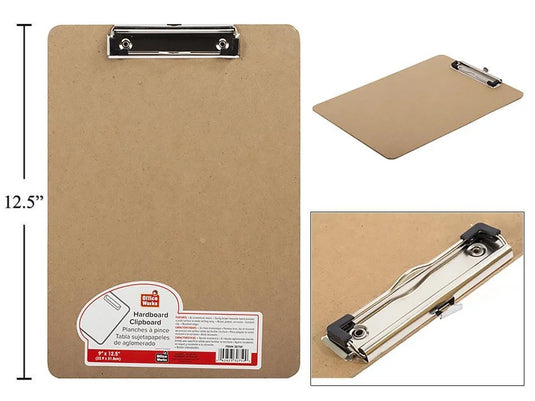 O.WKs 9 x 12.5" Clip Board, shrink pack (HZ)