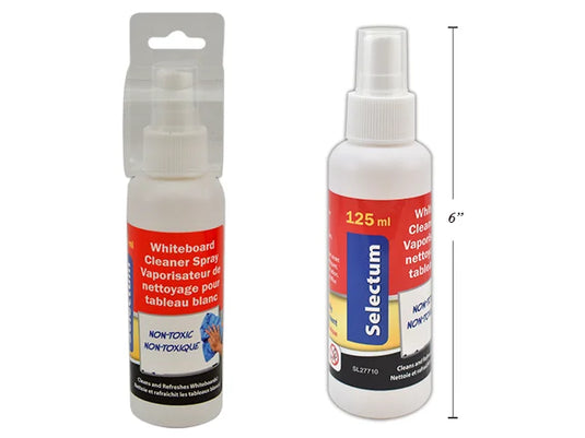 WHITEBOARD CLEANING SPRAY 125ML( 4.2OZ) NON-TOXIC PREMIUM QUALITY ( PEGGABLE )