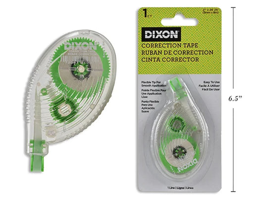 DIXON PREMIUM CORRECTION TAPE ROLLER 5MMX8M
