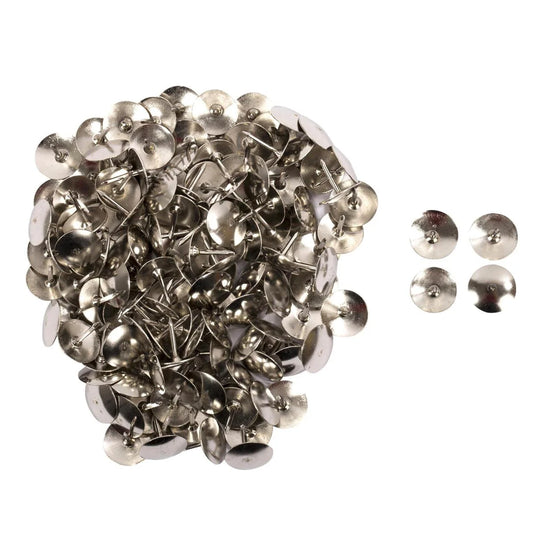 O.WKs. 150-pc Metal Thumb Tacks, clam pack w/header