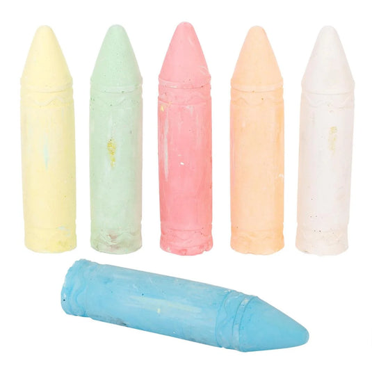 Sunny Dayz 6ct. Sidewalk Chalk, shrink w/label