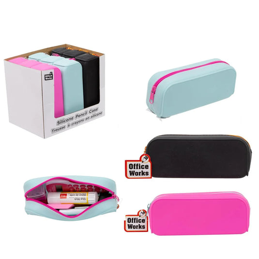 O.Wks. Silicon pencil case rectangular