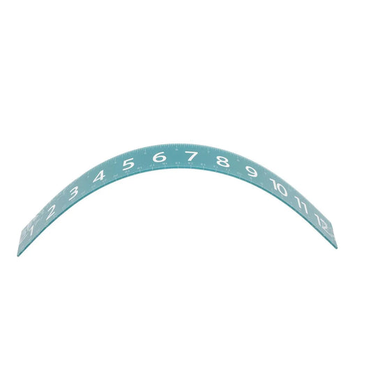 O.WKs. XL Number Slim Ruler 30 cm, Hdr+Opp