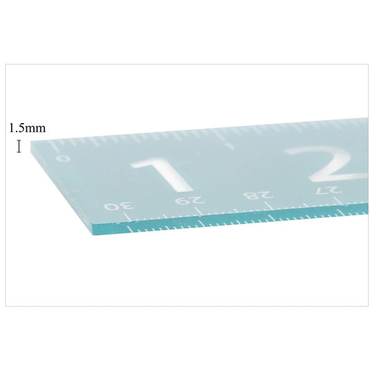 O.WKs. XL Number Slim Ruler 30 cm, Hdr+Opp