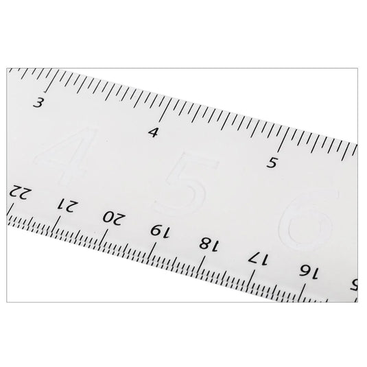 O.WKs. XL Number Slim Ruler 30 cm, Hdr+Opp