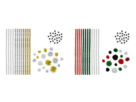 Seasonal Wonders: DIY Craft Kit Chenille/Poms/Eyes