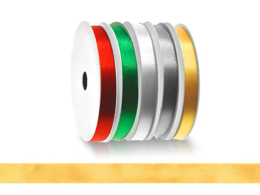 Seasonal Décor: Poly-Satin Ribbons 3/8" x 5yd Rolls