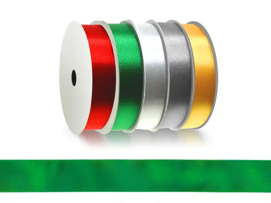 Seasonal Décor: Poly-Satin Ribbons 5/8" x 4yd Rolls