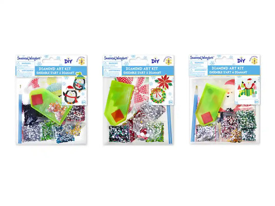 Seasonal Wonders: DIY Diamond Painting Kit A) Holiday Icons