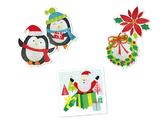 Seasonal Wonders: DIY Diamond Painting Kit A) Holiday Icons
