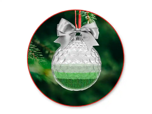 Seasonal Décor: 8cm DIY Ornate Ornament Glass w/Metal Hanger C) Disco Ball