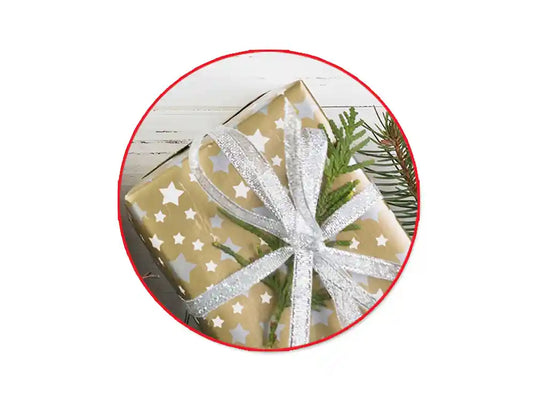Seasonal Décor: Adornment Trims 3yrd Rolls A) Snow