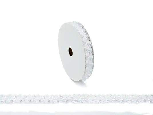 Seasonal Décor: Adornment Trims 3yrd Rolls A) Snow