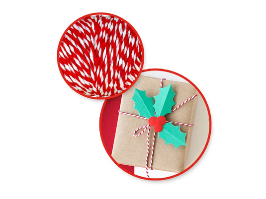 Holiday Essentials: 30m Bakers Twine 4 Spools Asst (4x10m) A) Festive