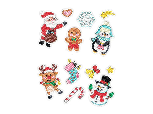 Seasonal Wonders: Diamond Painting DIY Sticker Kit 2Shts