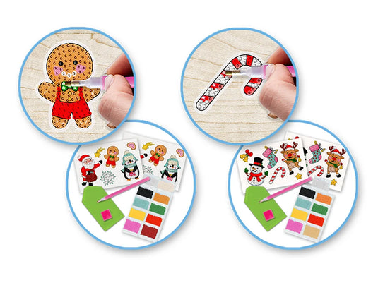 Seasonal Wonders: Diamond Painting DIY Sticker Kit 2Shts