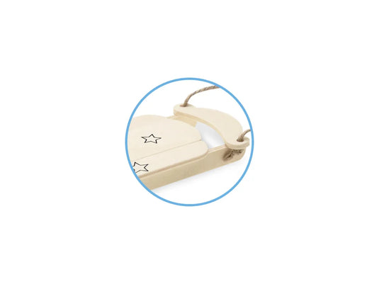 Seasonal Wonders: DIY Wood Sleigh w/3 Markers+Jute Cord