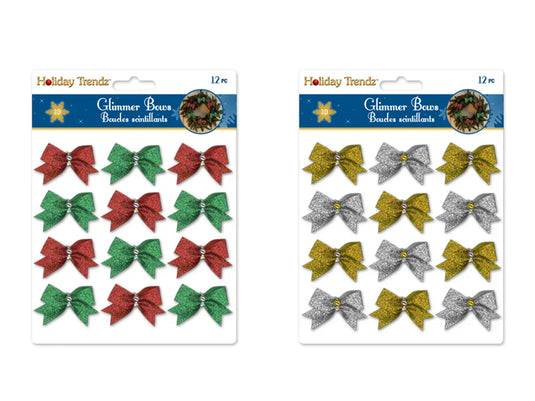 Holiday Trendz: Glimmer Bow Ties x12 Asst 18eax2styles