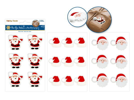 Holiday Trendz: Seasonal Icon Series Asst 12eax3styles A) Santa Medley