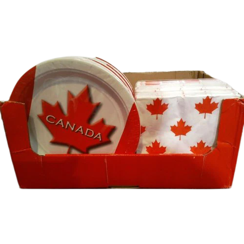 CANADA DAY PAPERWARE 48pks