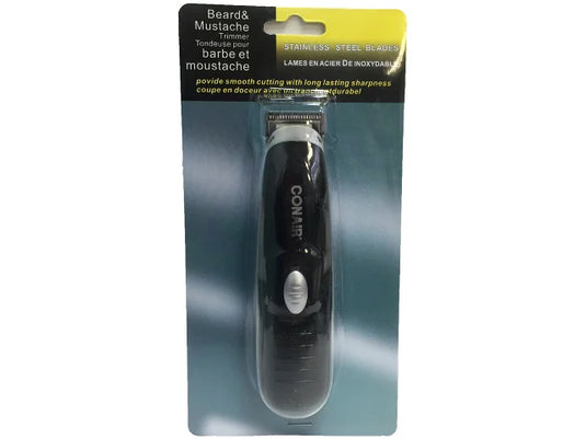 Conair Beard & Mustache Trimmer Stainless Steel Blades