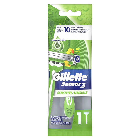 P&G, GILLETTE Sensor3, Sens' Disposable Razors