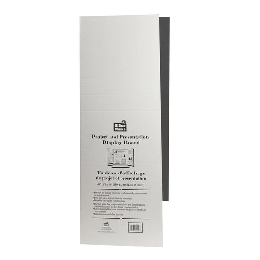 O.WKs. 36" x48" Presentation Board, Black color (back in white color)