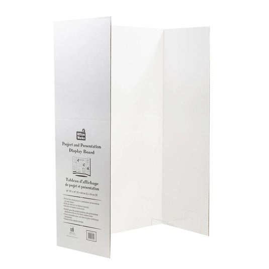 O.WKs. 36" x48" Presentation Board, White/White