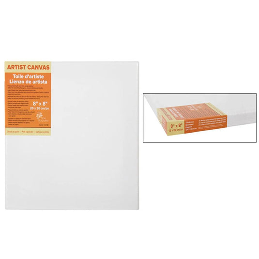 Time 4 Crafts 8x8" Artist Canvas shrink wrap