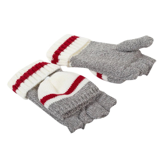 Nordic T. Canada Adult Fingerless Gloves w/Fleece Lining, header card