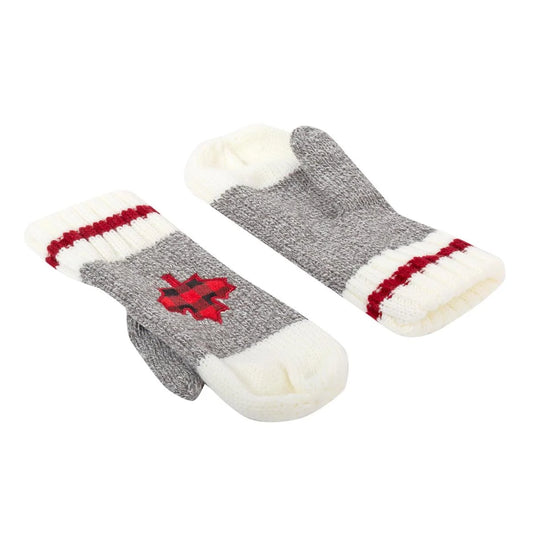 Nordic T. Canada Adult Mittens with Embroidered Maple Leaf
