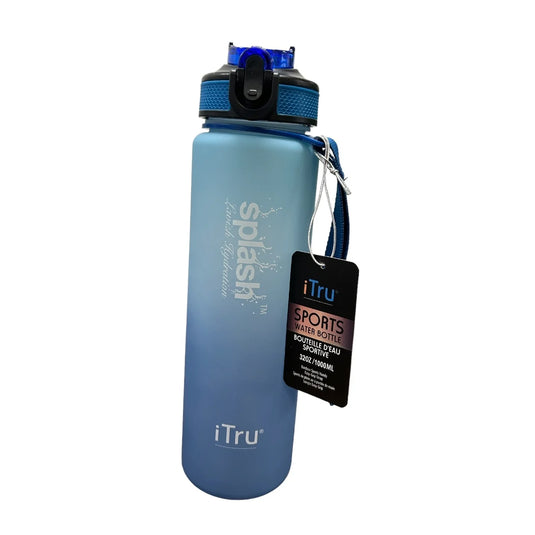 1000 ml Motivational Sports water bottle with carry strap