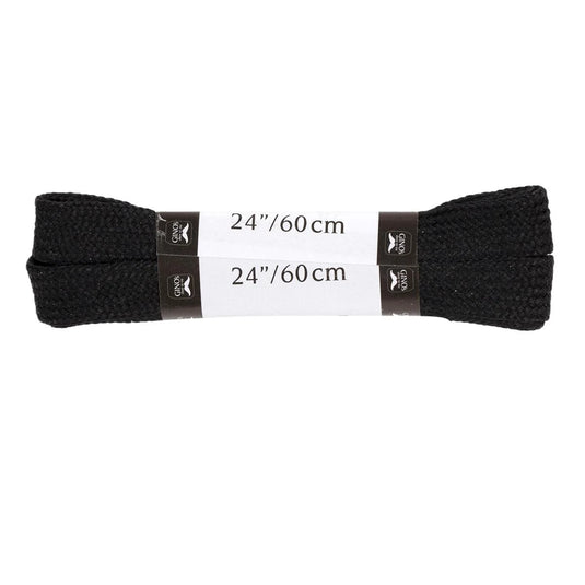 Gino's 24" Sport Laces, Black, B/C (HZ)