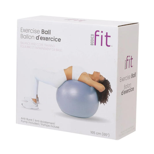 Bodico Fit, AntiBurst Exercise Ball w/ pump, 65cm, PVC, col box