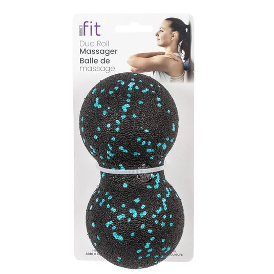 Bodico Fit, Peanut Massage Ball 8x16cm, black, tie on card