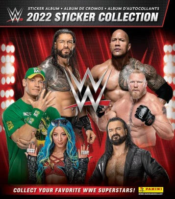 2022 Panini WWE Sticker Box (50 Pack Box)