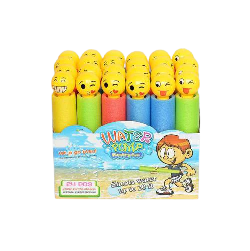 SUMMER TOY FOAM BLASTER EMOJI HEAD