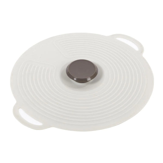 L.Gourmet Silicone Lid w/ Knob, 8" Dia., col. sleeve